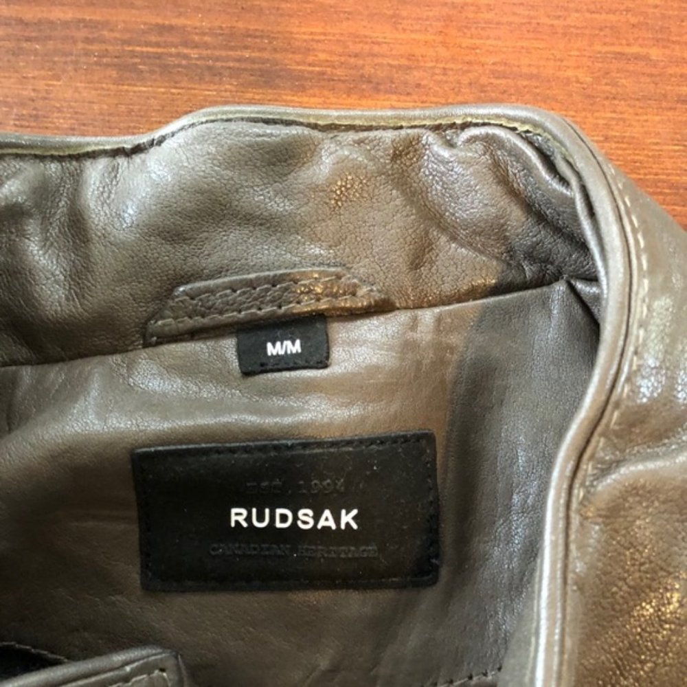 Men’s Stylish Rudsak Leather Jacket - Picture 11 of 15